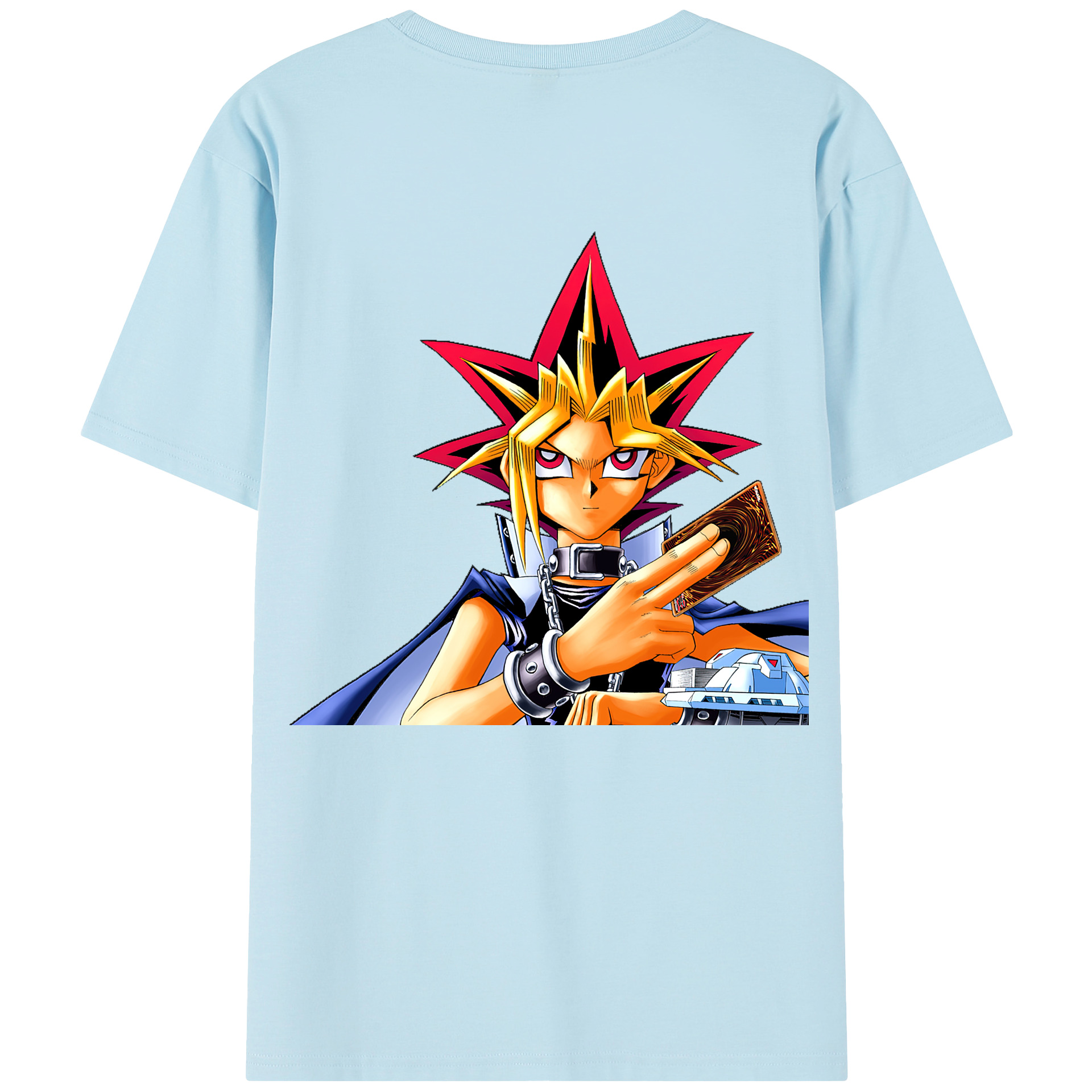（画像用） 遊☆戯☆王 Yu-Gi-Oh! 綿100％半袖Tシャツ（背面プリント）